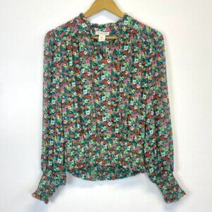 Rachel Zoe Floral Cottage core Blouse